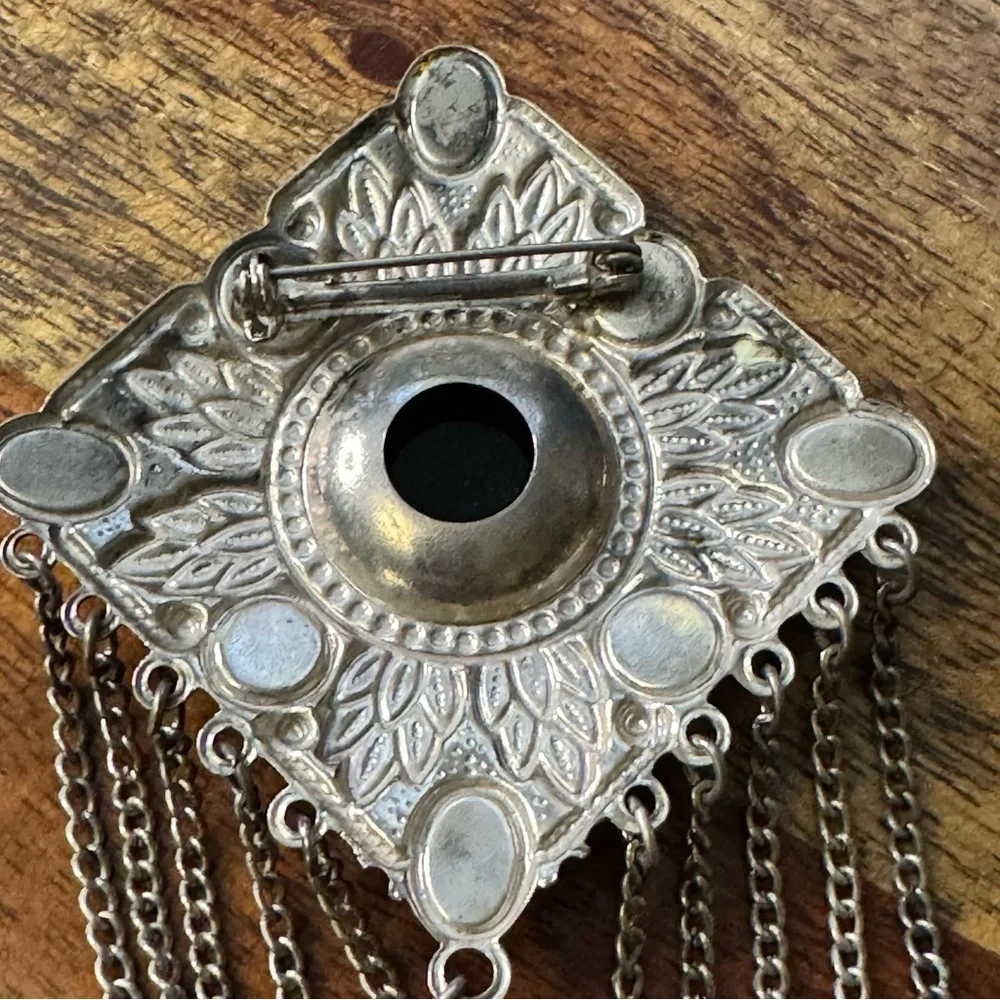 Vintage silver tone